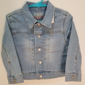 Girls Jeans Jackets Light Wash Blue.